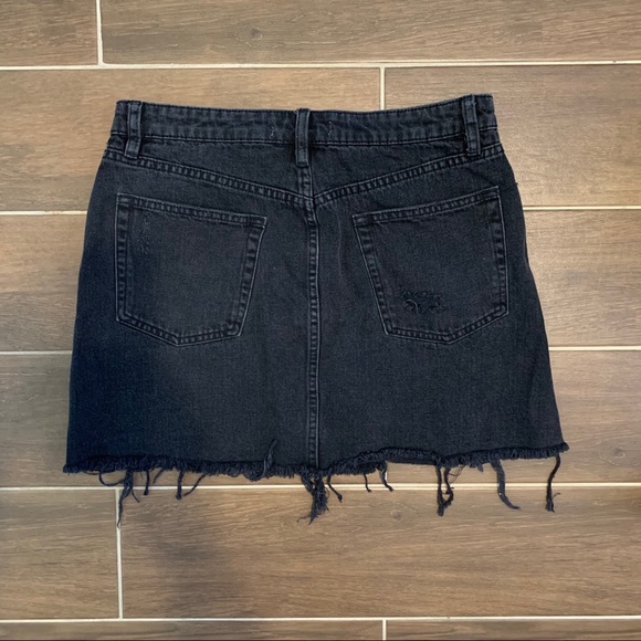 Free People Rainn A-line Denim Skirt Size … - Picture 6 of 6